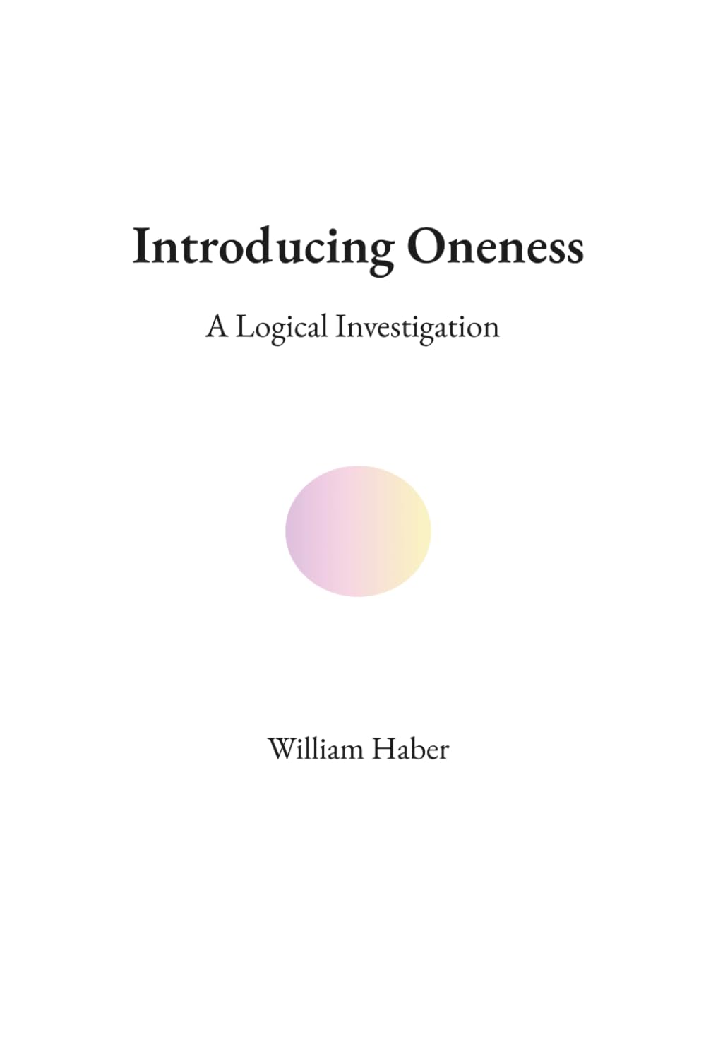 Introducing Oneness book cover